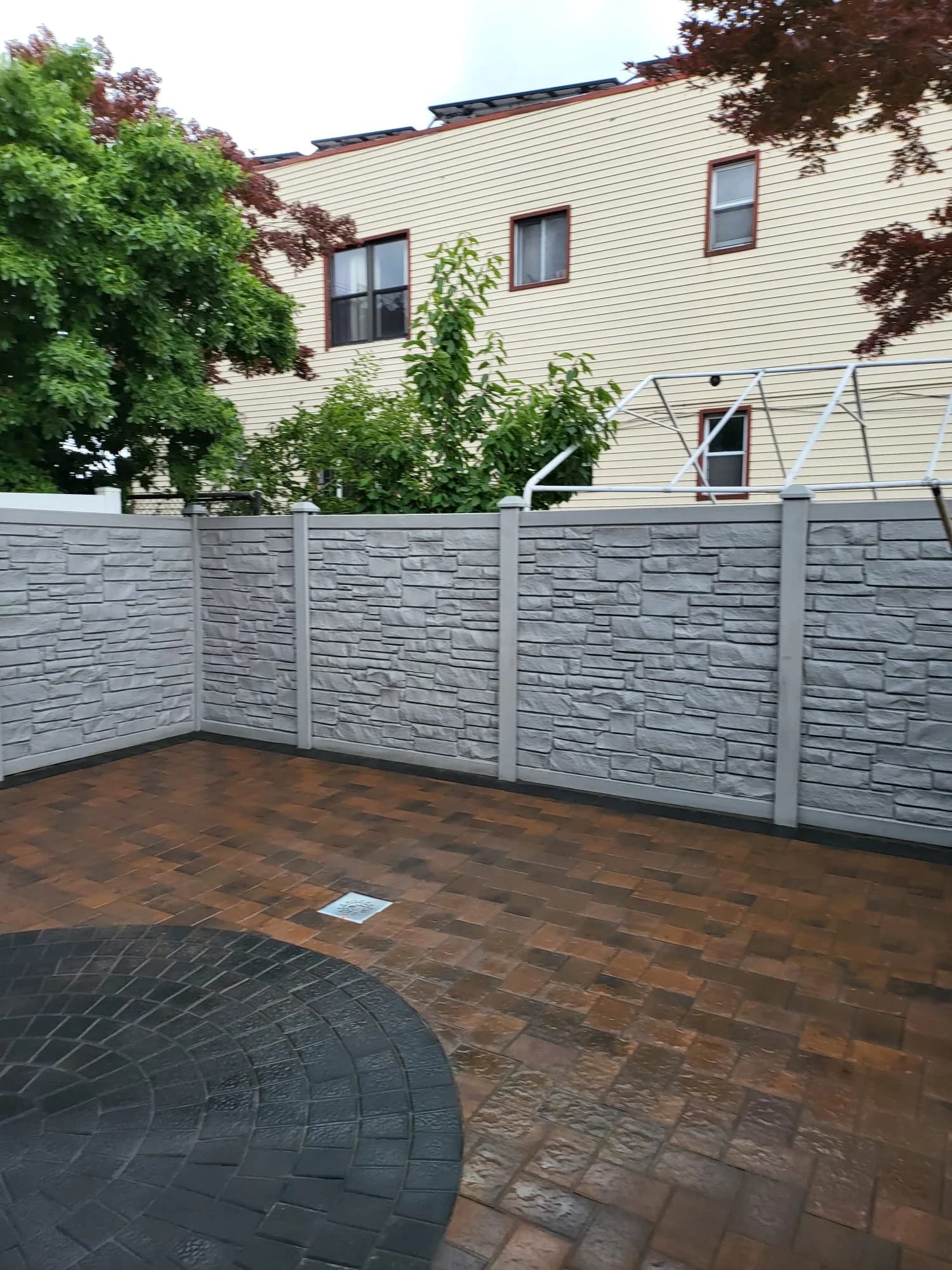 PVC Fence & Pavers